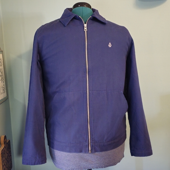 VOLCOM PALM DRIVE JACKET, Men's Small, Blue - Picture 6 of 12